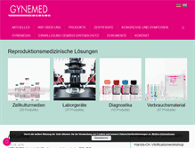 Tablet Screenshot of gynemed.de